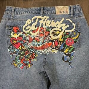 Ed Hardy Vibrant Graphic Jeans